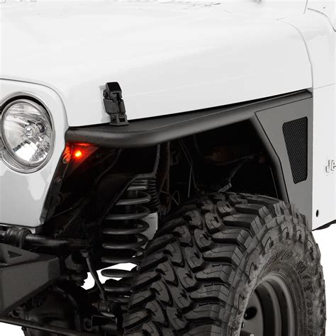 Fits 97 06 Jeep Tj Wrangler Front Fender Flares Weagle Light Steel