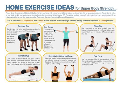 Upper limb thorax is a comprehensive book for undergraduate students of medicine. Australian Family Care | Home Exercise Ideas - for Upper ...