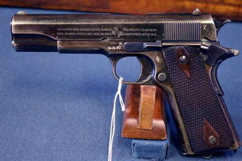 Sold Very Rare British Military Colt 1911 Pistol 455 Webley Raf