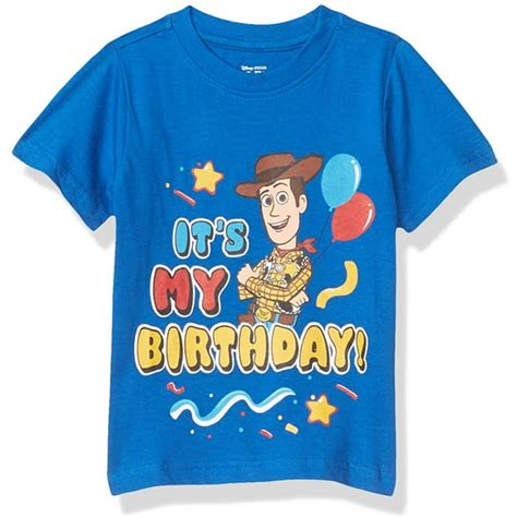 Disney Disney Toy Story Boys Its My Birthday Party Outfit Tee Shirt