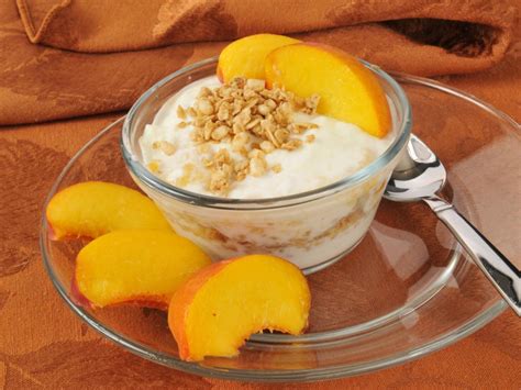 Healthy Recipes Peach Yogurt Parfait Recipe