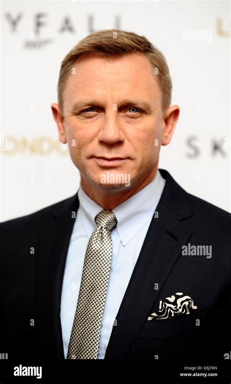 Daniel Craig At A Photocall For New James Bond Film Skyfall At The