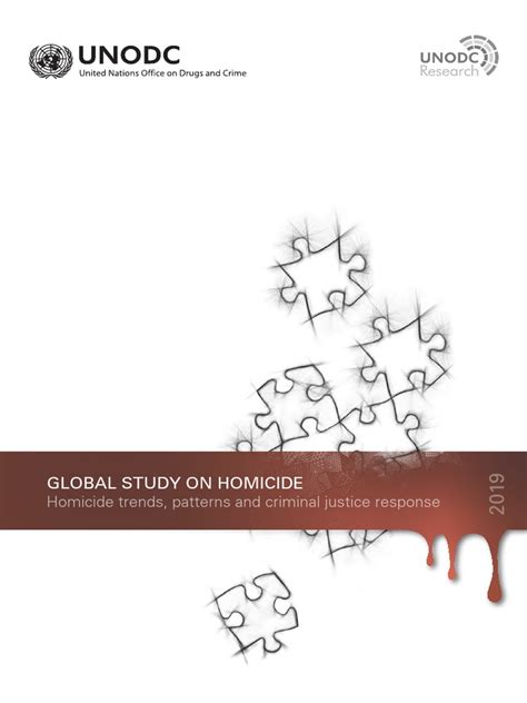 Global Study On Homicide Homicide Trends Patterns And Criminal
