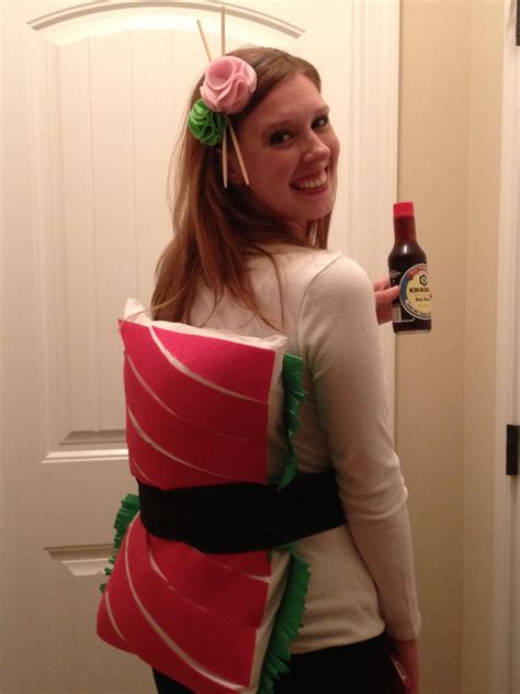 Visit this site for details: Sushi roll costume - easy to make! | Sushi halloween costume, Halloween costume winners, Sushi ...