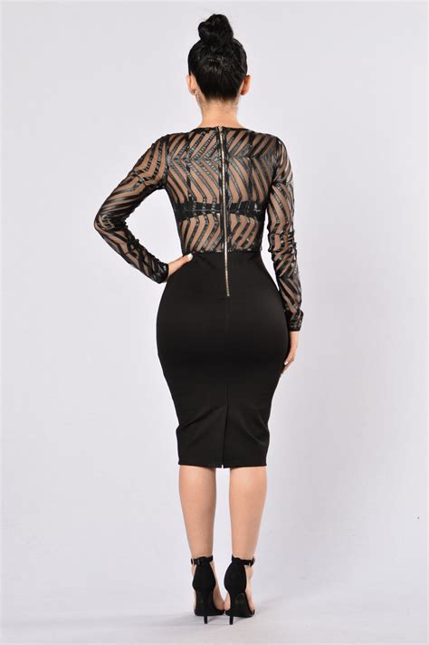 Ahead Of The Curve Dress Black Fashion Nova Dresses Fashion Nova