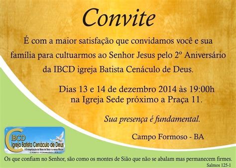 Convites Para Culto De Jovens