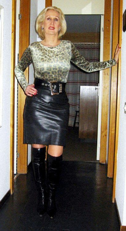 Will You Take Granny To The Pub Mature Sexy Fashion In 2019 Leder Overknee Boots Und