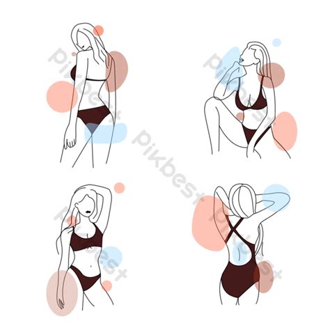 Female Elegant Sexy Art Line Outline Png Images Psd Free Download