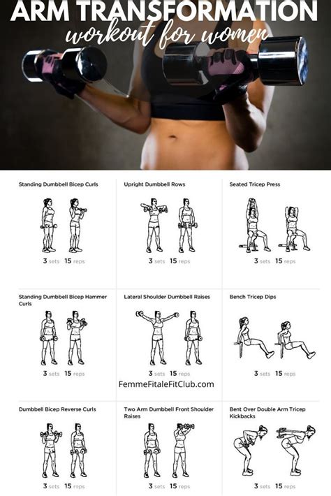 How To Tone Your Arms For Good Arm Workout Routine Arm Workout