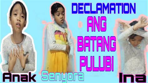 Declamation Ang Batang Pulubi Bychloe Youtube