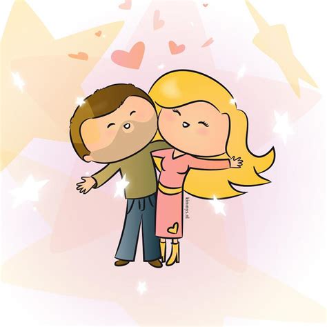 Happy Couple Cartoon By Kimmys Illustration On Deviantart