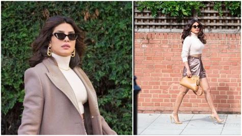 Priyanka Chopra Serves Glam Street Style Looks In New Pics Fans Call Her Gorgeous Bollywood