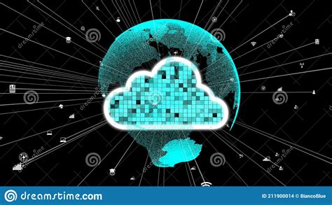 Cloud Computing And Data Storage Technology For Future Innovation Stock