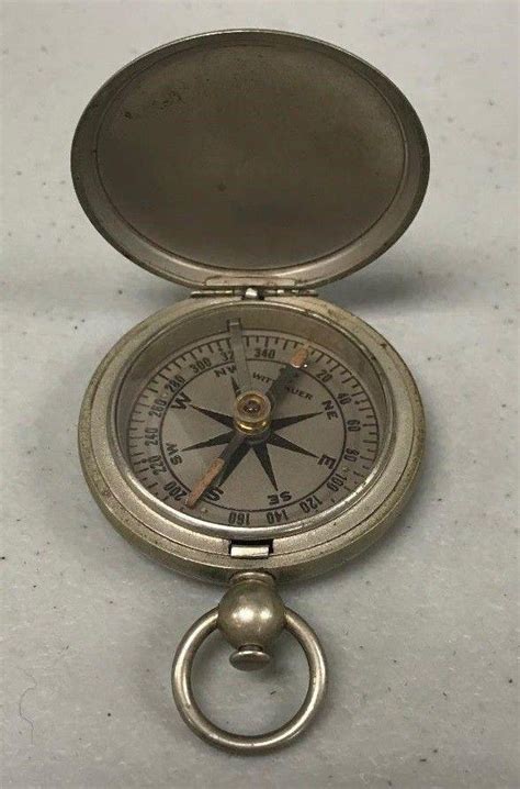 Vintage World War 2 Wwii Era Us Military Compass Wittnauer 1897961530