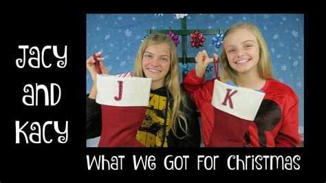 What We Got For Christmas 2015 ~ Jacy And Kacy Youtube