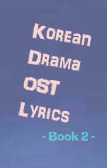 Korean Drama Ost Lyrics Book 2 Korean Drama Soundtrack Kwin Chaerin