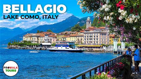 Bellagio Italy Lake Como Walking Tour 4kuhd With Captions