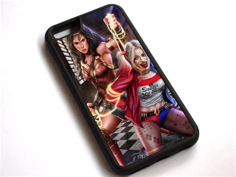 Harley Quinn And Wonder Woman Tpu Case Cover For Apple