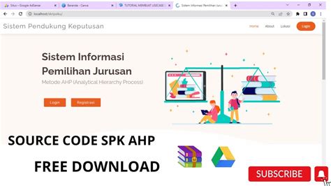 Source Code Sistem Pendukung Keputusan Metode AHP SPK AHP Pemilihan Jurusan Free Download Spk