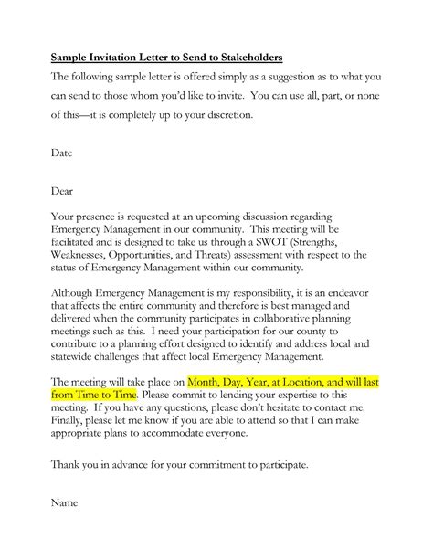 Letter of clp invitation to the mayor. Writing An Invitation Letter Database | Letter Template ...