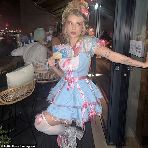 Lottie Moss Transforms Into Marie Antoinette As She Wows In A Baby Blue