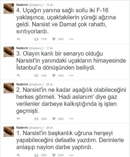 Tümen kurmay başkanı, 13 temmuz 1914. 'Oyun bitti' diyen Fuat Avni: Derinlerle anlaşıp naylon ...