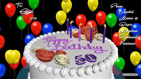 Personalized Birthday Animation T Video With Licensed © Song Youtube