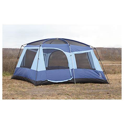 So break out the beer (or hot chocolate), fire up some s'mores and kick back in style with one of these clearance tents. 10-person 13x12' Chalet Tent - 584061, Cabin Tents at ...