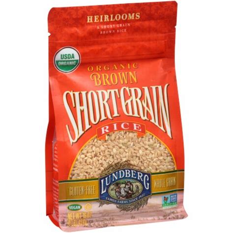 Lundberg Organic Brown Short Grain Rice 16 Oz Kroger