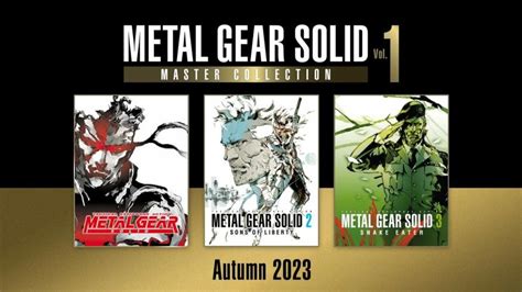 ‘metal Gear Solid Master Collection Vol 1 Heads To Consoles And Pc