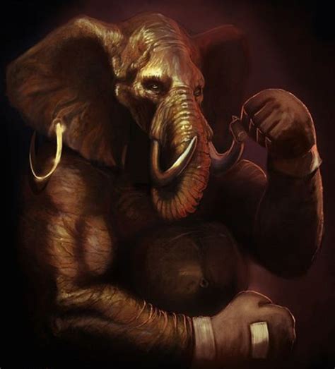 The Great Elephant By Okan Bullpul Elephant Creature Art Lord
