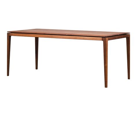 A Wooden Table With Two Legs And A Long Rectangular Top Against A