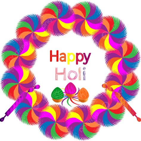 Colorful Happy Holi Background Vector Free Download For Your Festive