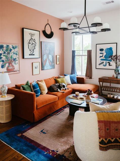 What Colour Goes With Burnt Orange Sofa Living Room