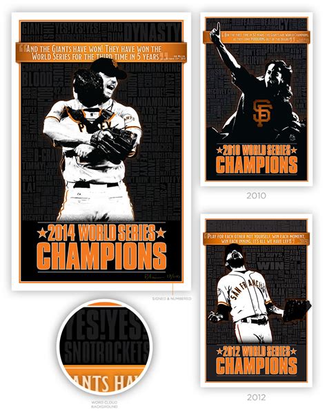 Giants World Series Posters Arias Design