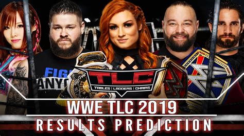 They would then have a match on smackdown a few weeks later. WWE TLC 2019 | FULL MATCH CARD RESULTS PREDICTION - YouTube