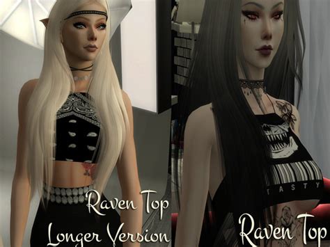 The Sims Resource Raven Tops