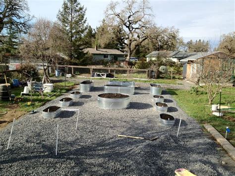 Galvanized Water Troughs As Raised Garden Beds Building A Raised