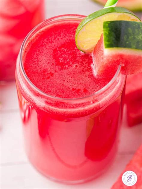 Watermelon Juice Recipe Only 3 Ingredients Belly Full
