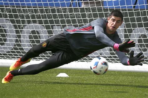 Shot Shy Sweden Hope To Make Courtois Work The Himalayan Times