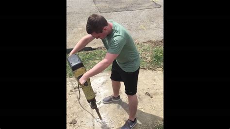 How To Use A Jackhammer Youtube
