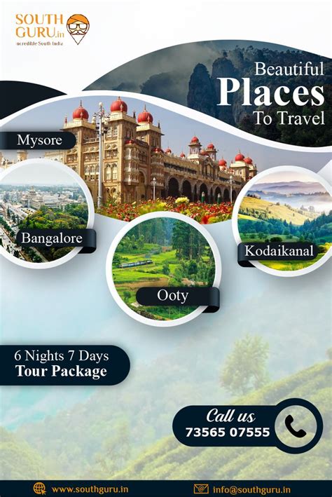 Beautiful Places To Travel South India 6 Nights 7 Days Tour Package