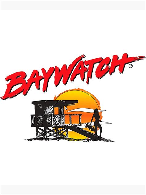 Baywatch Classic Tower Logo Poster For Sale By Judiciousstrife
