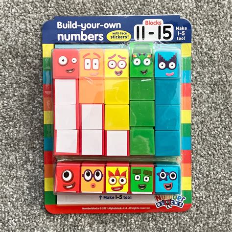 Numberblocks 11 To 15 Educational Toys For Children Aged 3 And Upwards