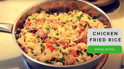 It takes just 15 mins to make & serve. Chicken Fried Rice | Restaurant style (Chinese Fried Rice ...