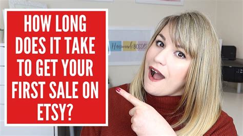 How Long Does It Take To Get Your First Sale On Etsy Etsy Tips For