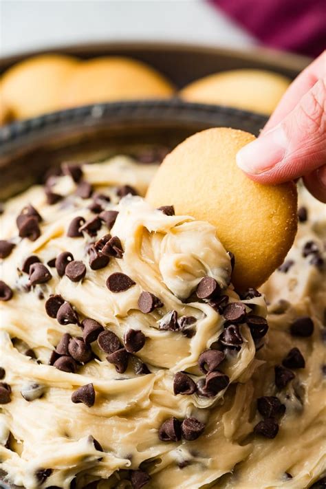 Easy Chocolate Chip Cookie Dough Dip Video Oh Sweet Basil