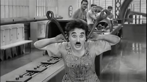 When the chain is accelerating, the music also. Chaplin Modern Times Factory Scene late afternoon - YouTube
