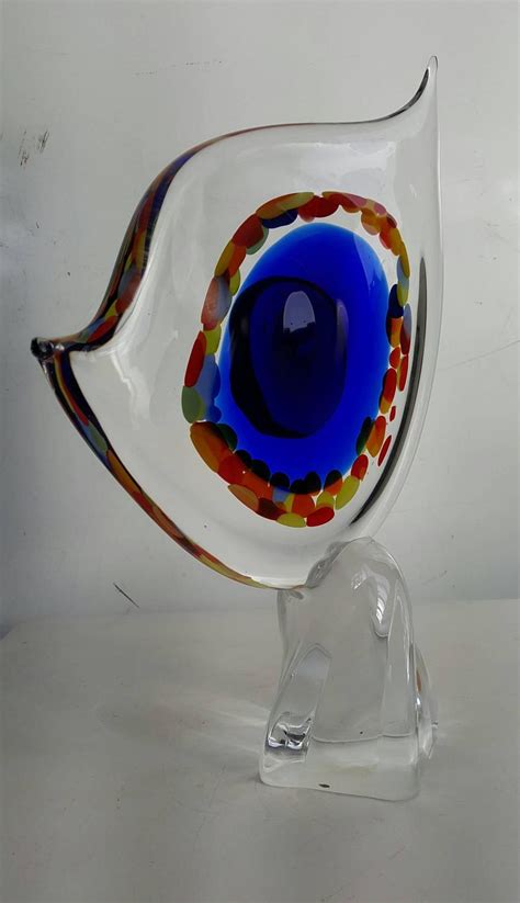 Large Contemporary Modern Abstract Murano Glass Sculpture For Sale At 1stdibs