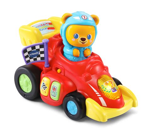 Vtech Press And Pull Racer Interactive Learning Kids Race Car Toy